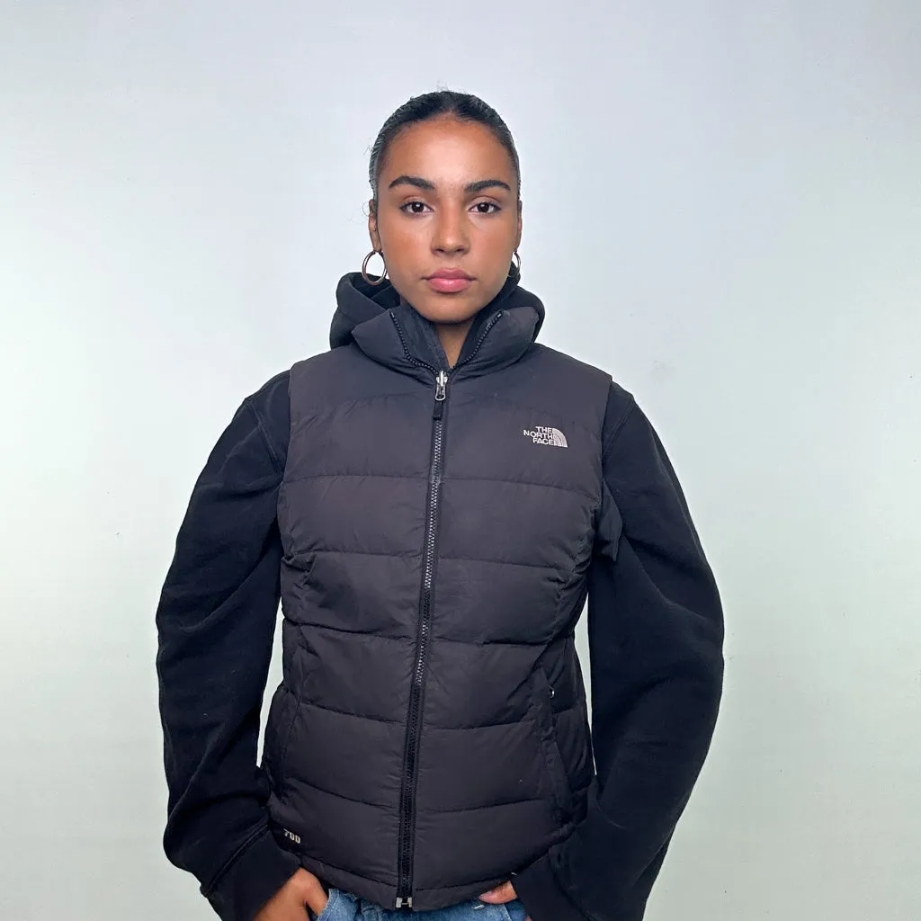 DARK GREY 90S THE NORTH FACE 700 SERIES PUFFER JACKET COAT GILET (