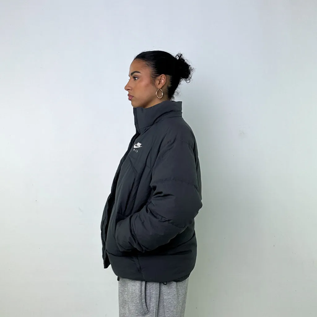 DARK GREY Y2KS NIKE PUFFER JACKET COAT (