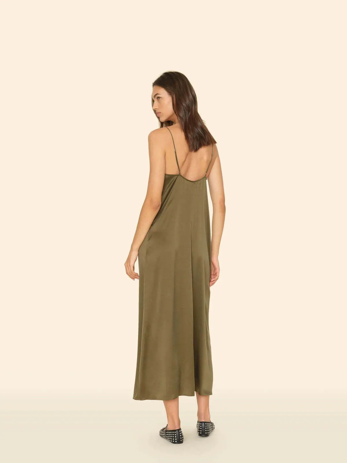 Destin Dress - Olive Gold