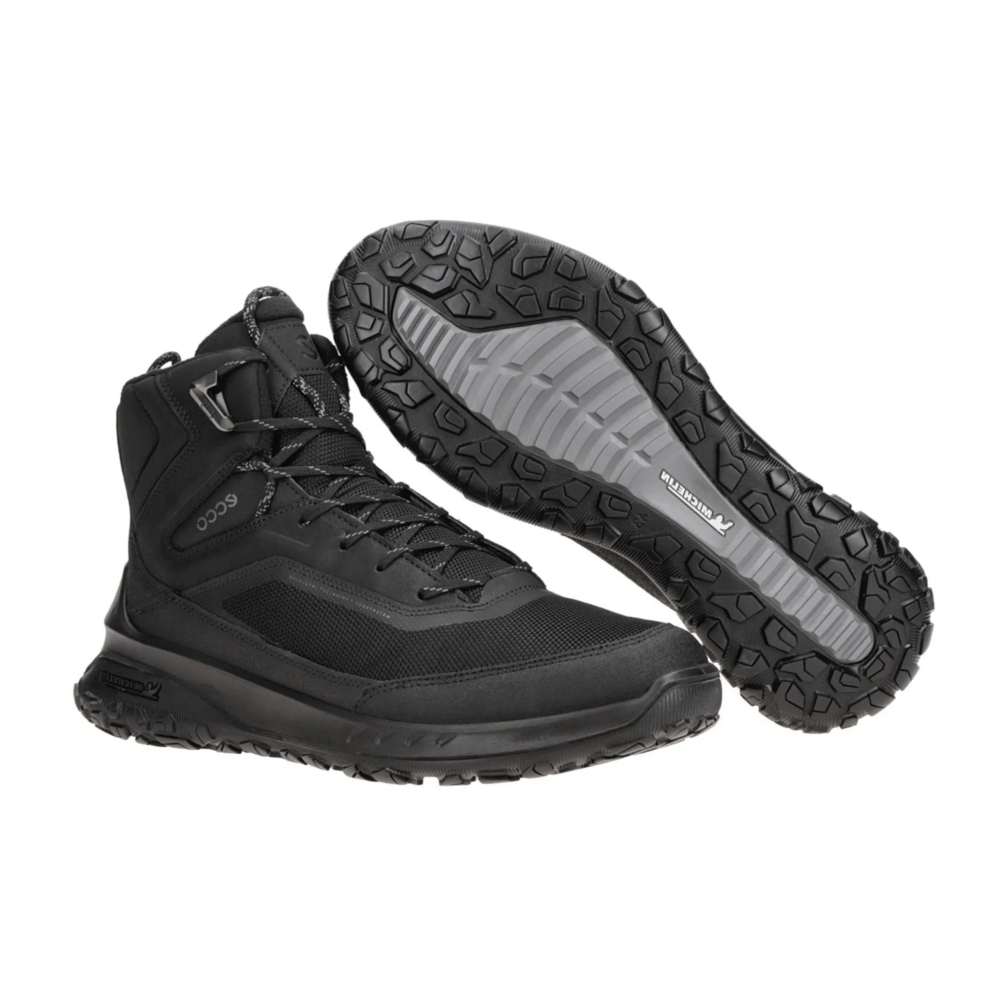 ECCO Men's Ult-Trn Green and Black Waterproof Boots with PrimaLoft - Durable & Stylish - 824314