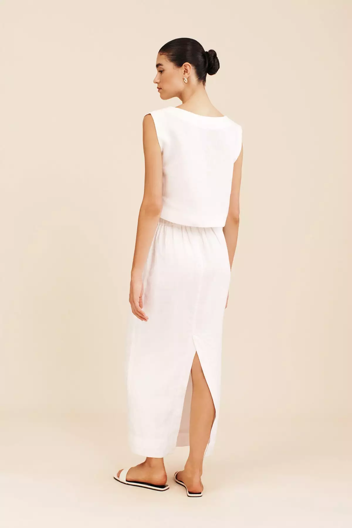 EMMA PENCIL SKIRT - IVORY