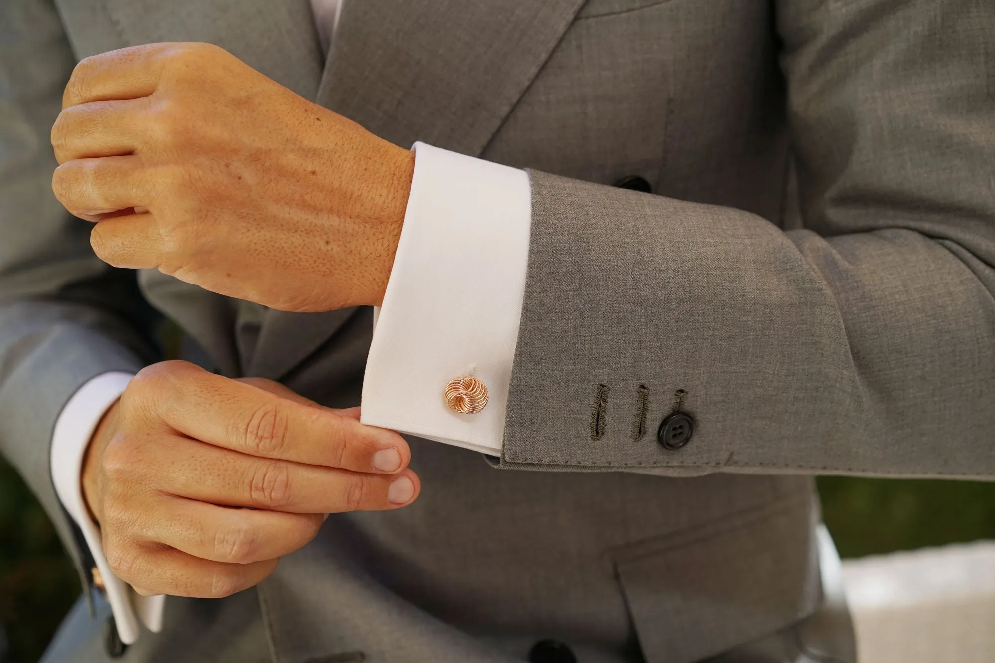 Emmerson Rose Gold Cufflinks