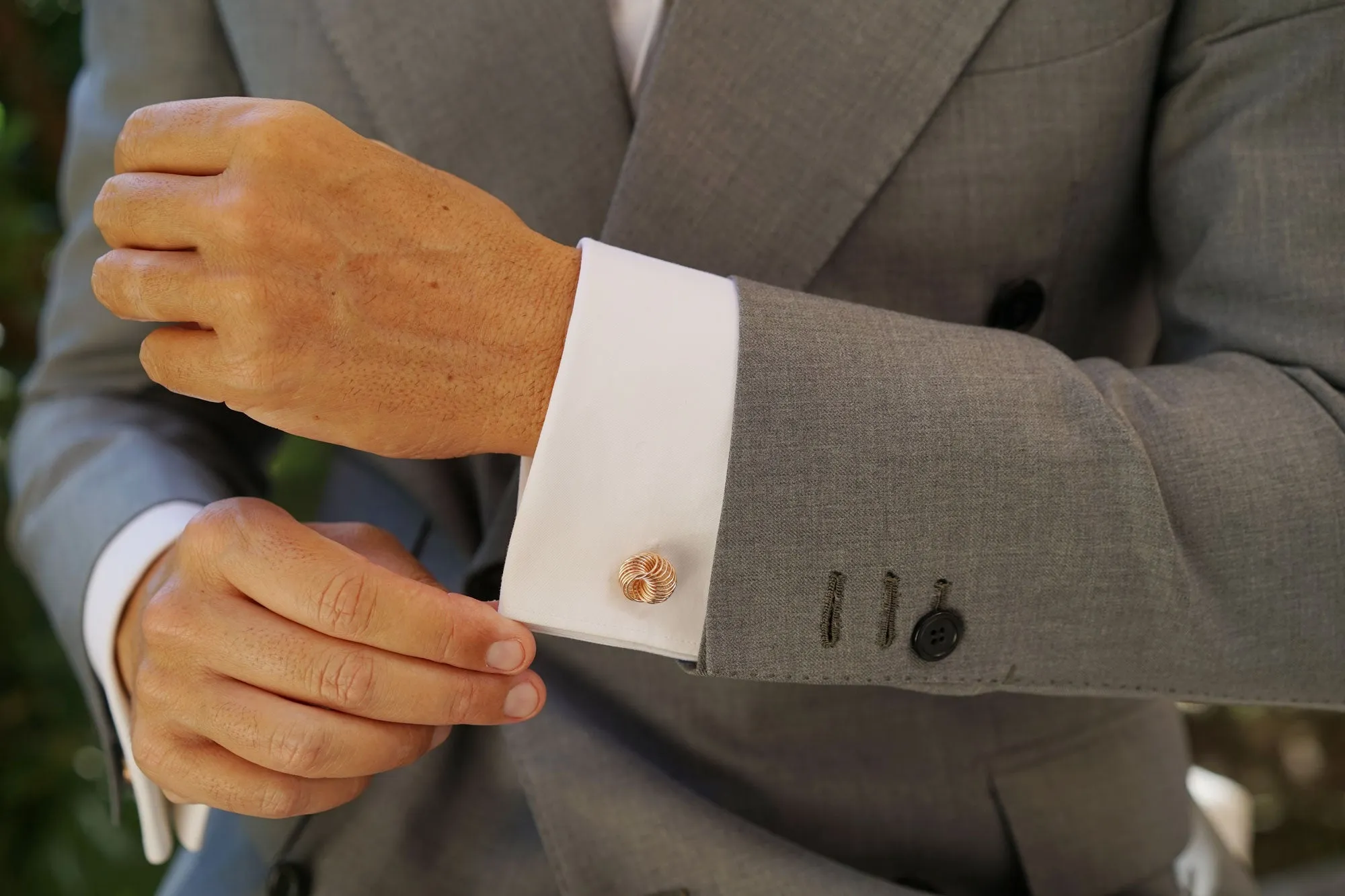 Emmerson Rose Gold Cufflinks