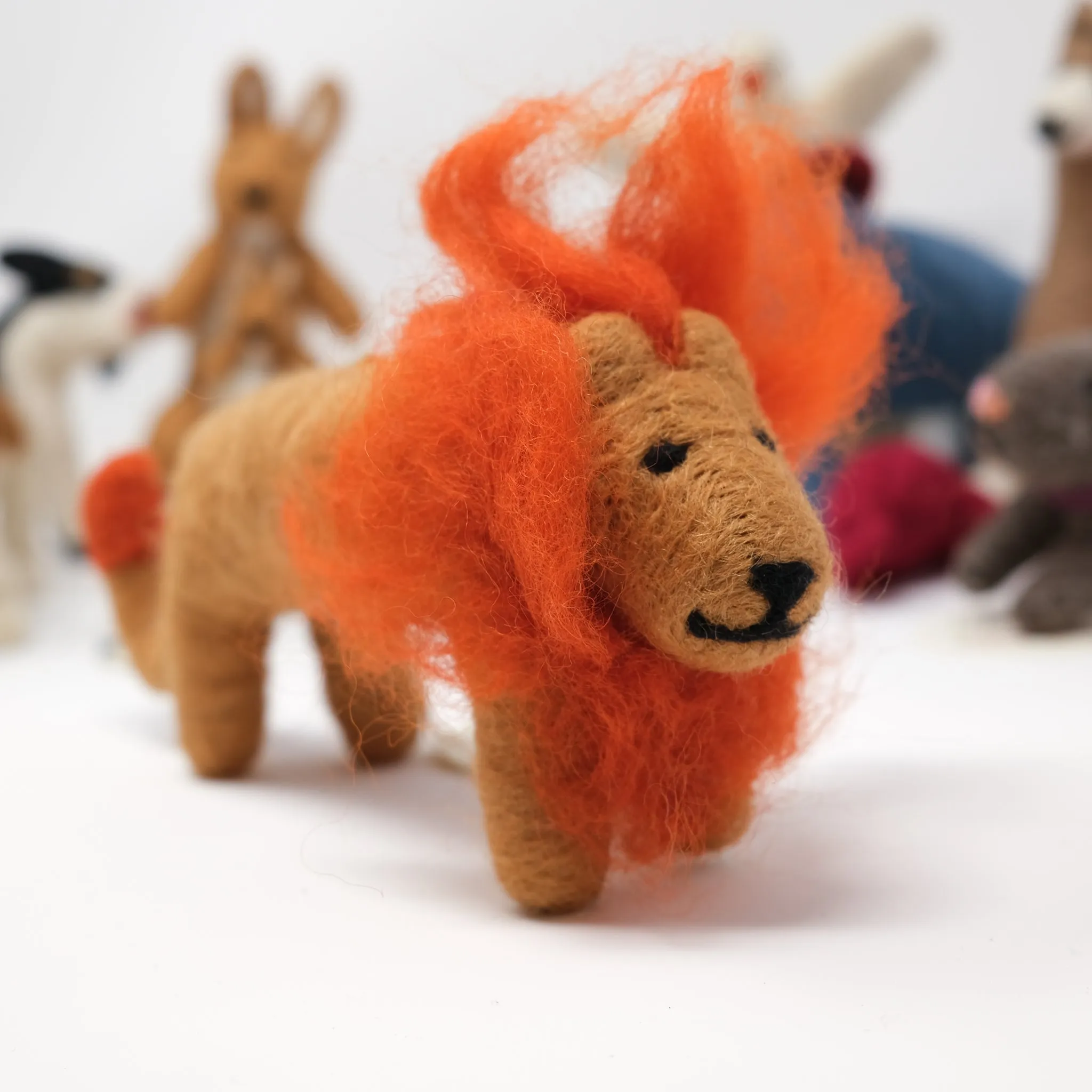 Felted Dolls - Lion