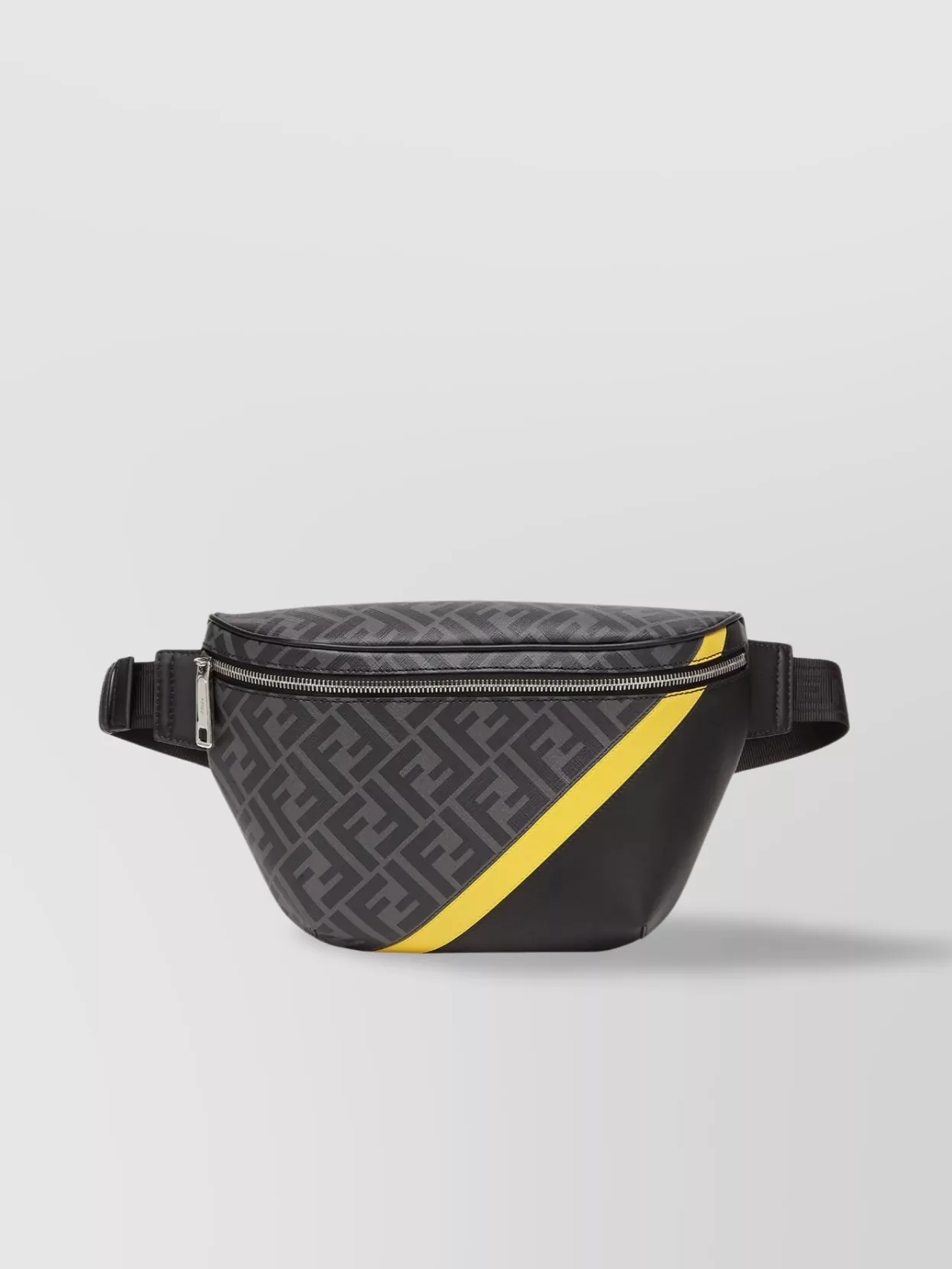 Fendi   Diagonal belt bag with inlaid detail