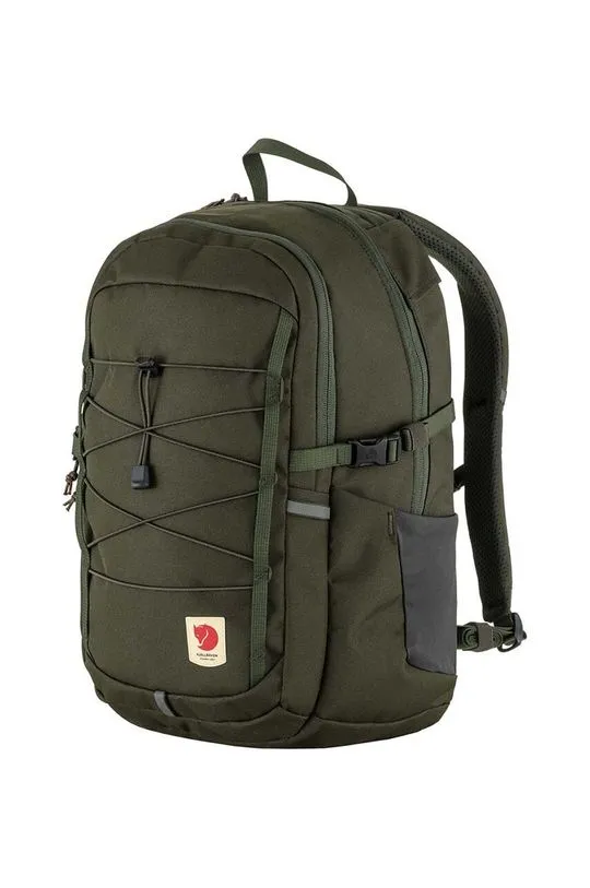 Fjallraven backpack Skule 20 green color