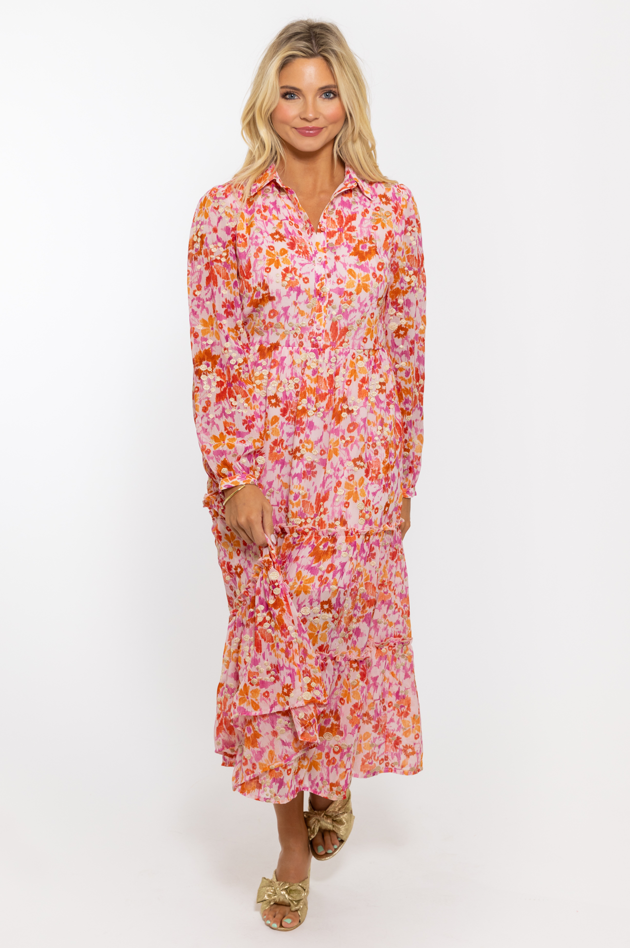 Floral Abstract Maxi Dress