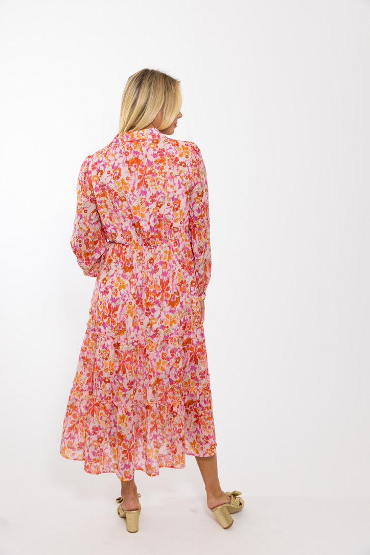 Floral Abstract Maxi Dress