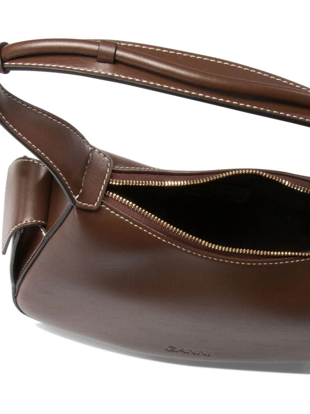 Ganni Shoulder Bag BROWN