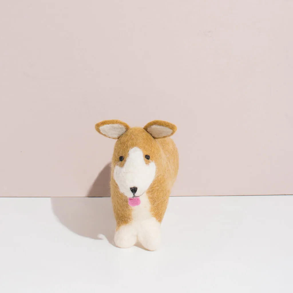 Hand Felted Corgi - Large