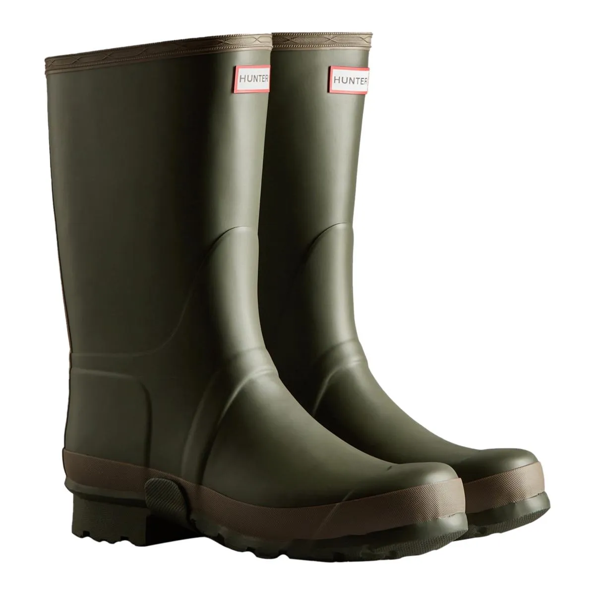 Hunter Gardener Boot Dark Olive/Clay