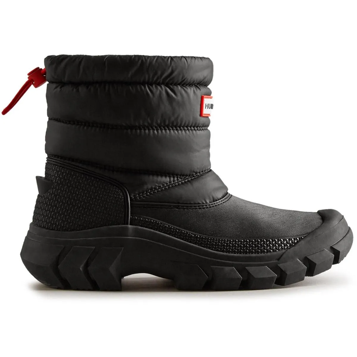 Hunter Intrepid Short Snow Boot Black