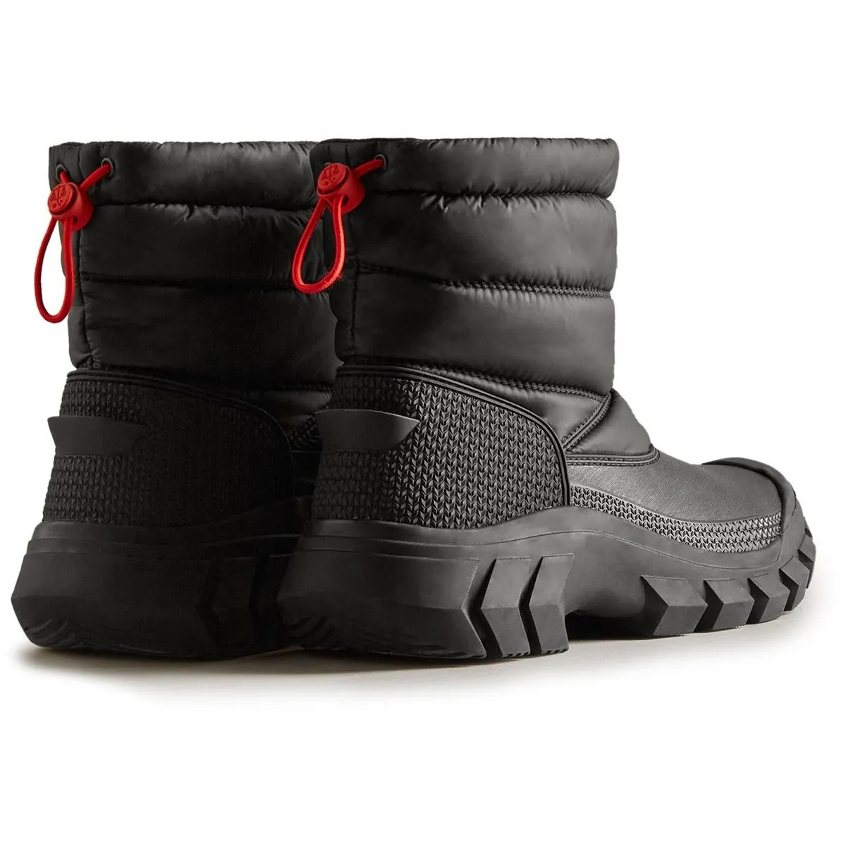 Hunter Intrepid Short Snow Boot Black