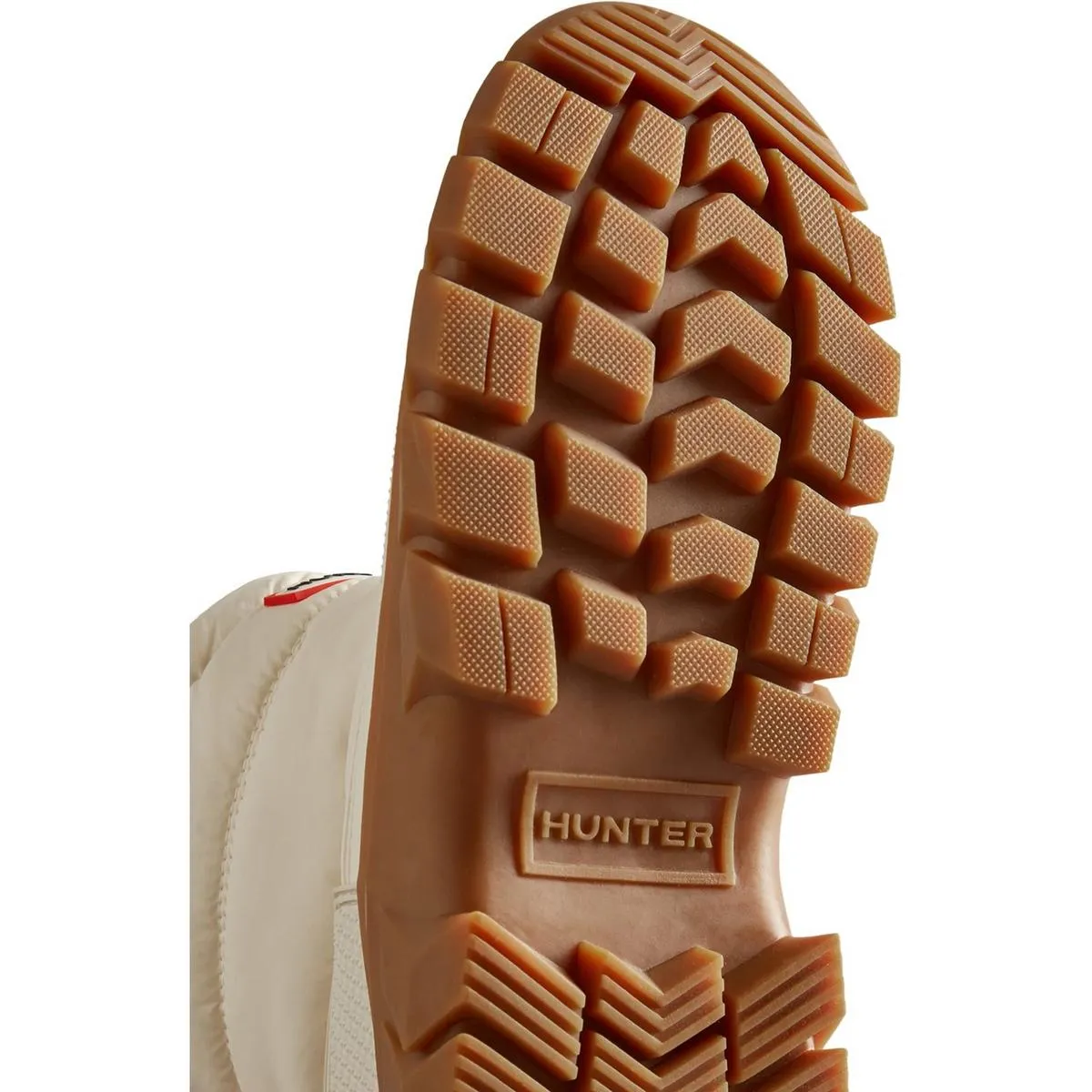 Hunter Intrepid Short Snow Boot White Willow/Gum