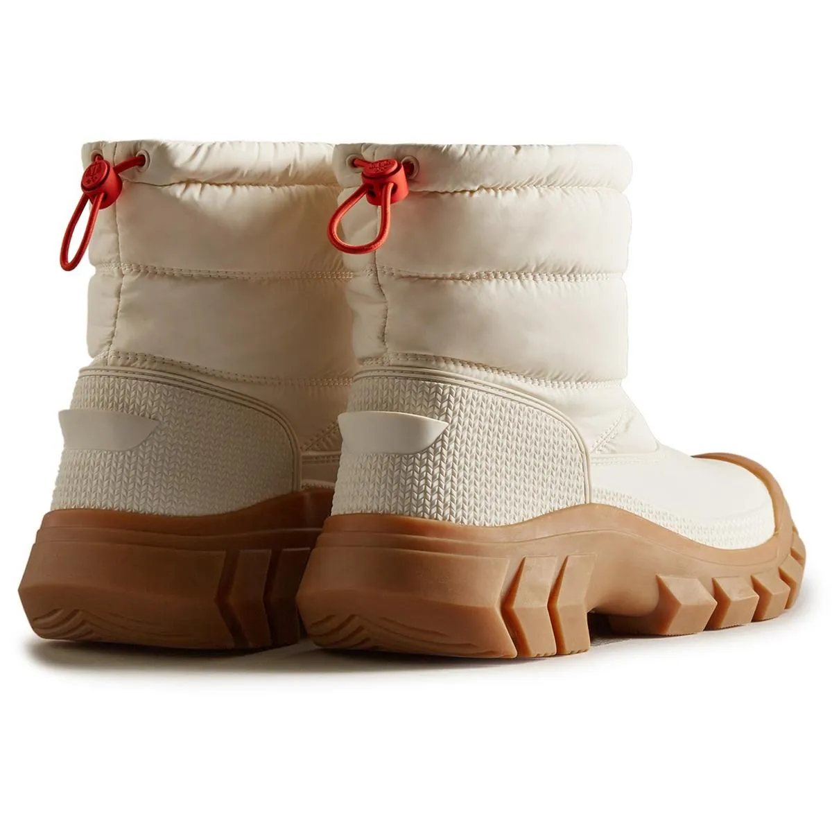 Hunter Intrepid Short Snow Boot White Willow/Gum