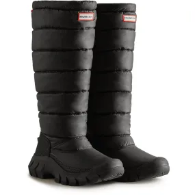 Hunter Intrepid Tall Snow Boot Black