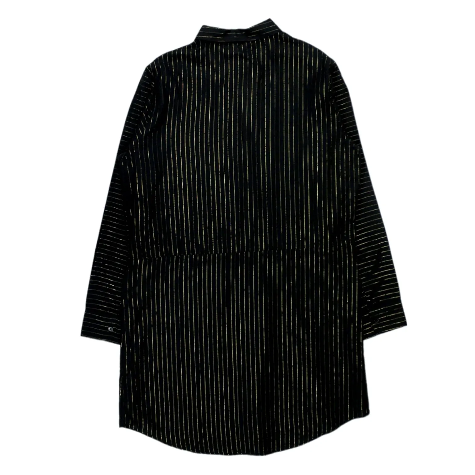 Hush Black/Gold Stripe Shirt Dress