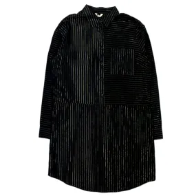 Hush Black/Gold Stripe Shirt Dress