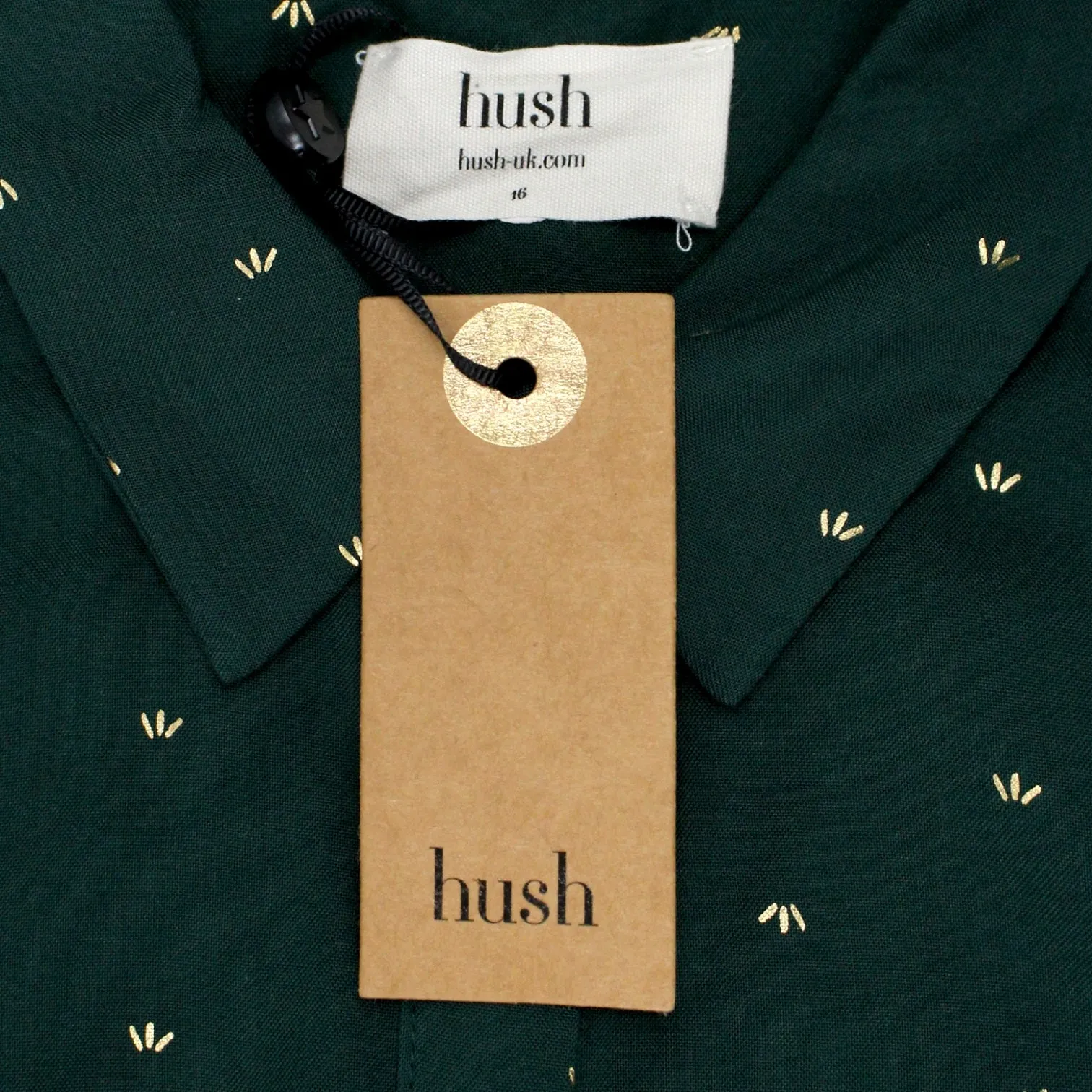 Hush Green/Gold Yasmin Dress