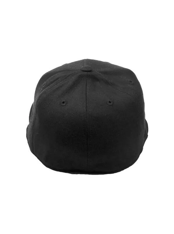 INK Fitted Flat Brim Hat (Black/Black)