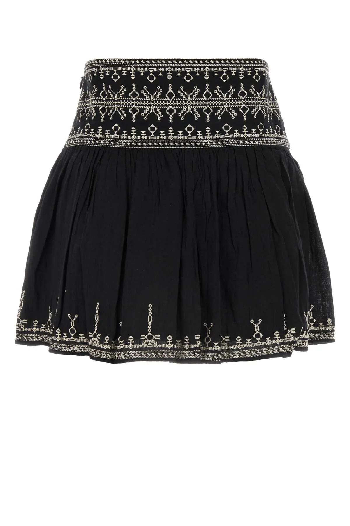 Isabel Marant Etoile Black Cotton Picadilia Mini Skirt