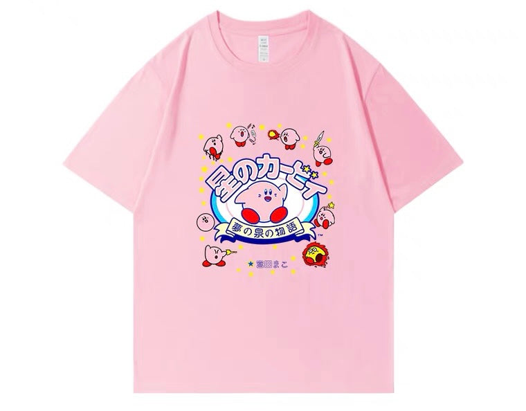 JAPANESE CUTE CARTOON PASTEL PINK T-SHIRT BY07281