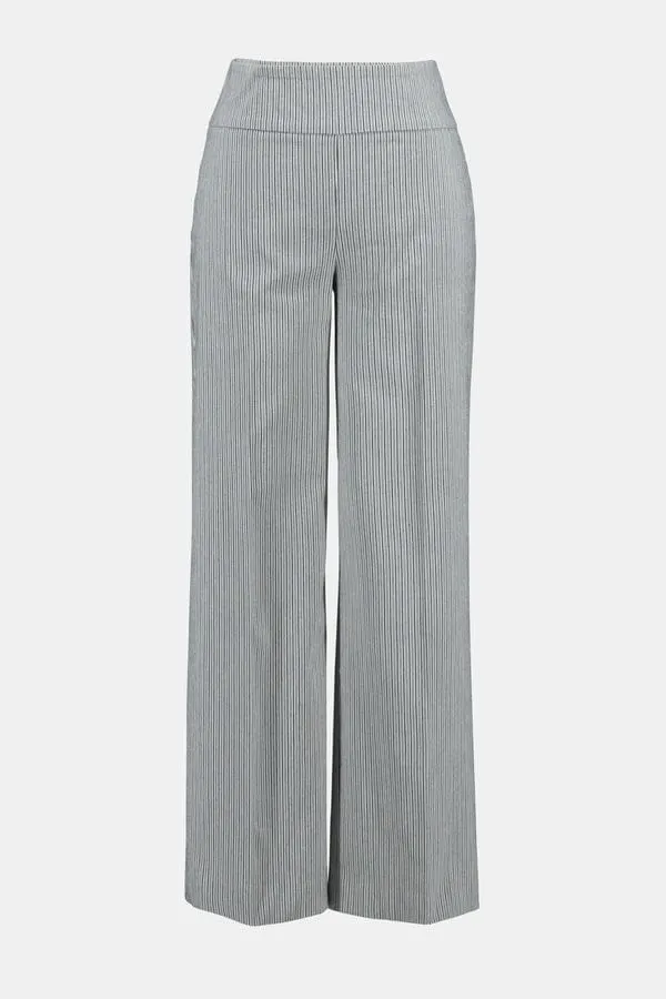 Joseph Ribkoff Vertical Striped Wide Leg Pants Style - 241197