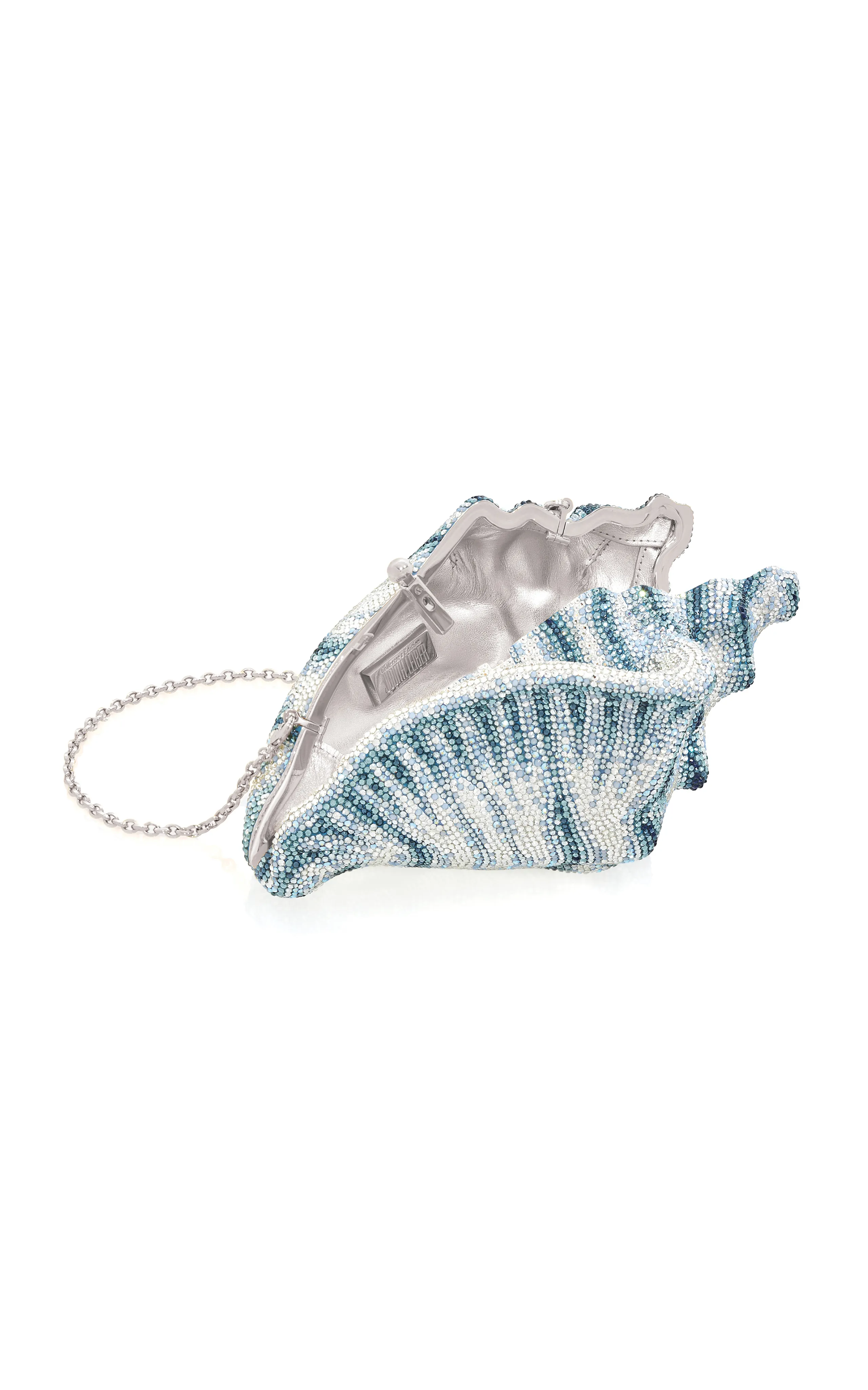 Judith Leiber Couture Conch Shell Crystal-Embellished Clutch 