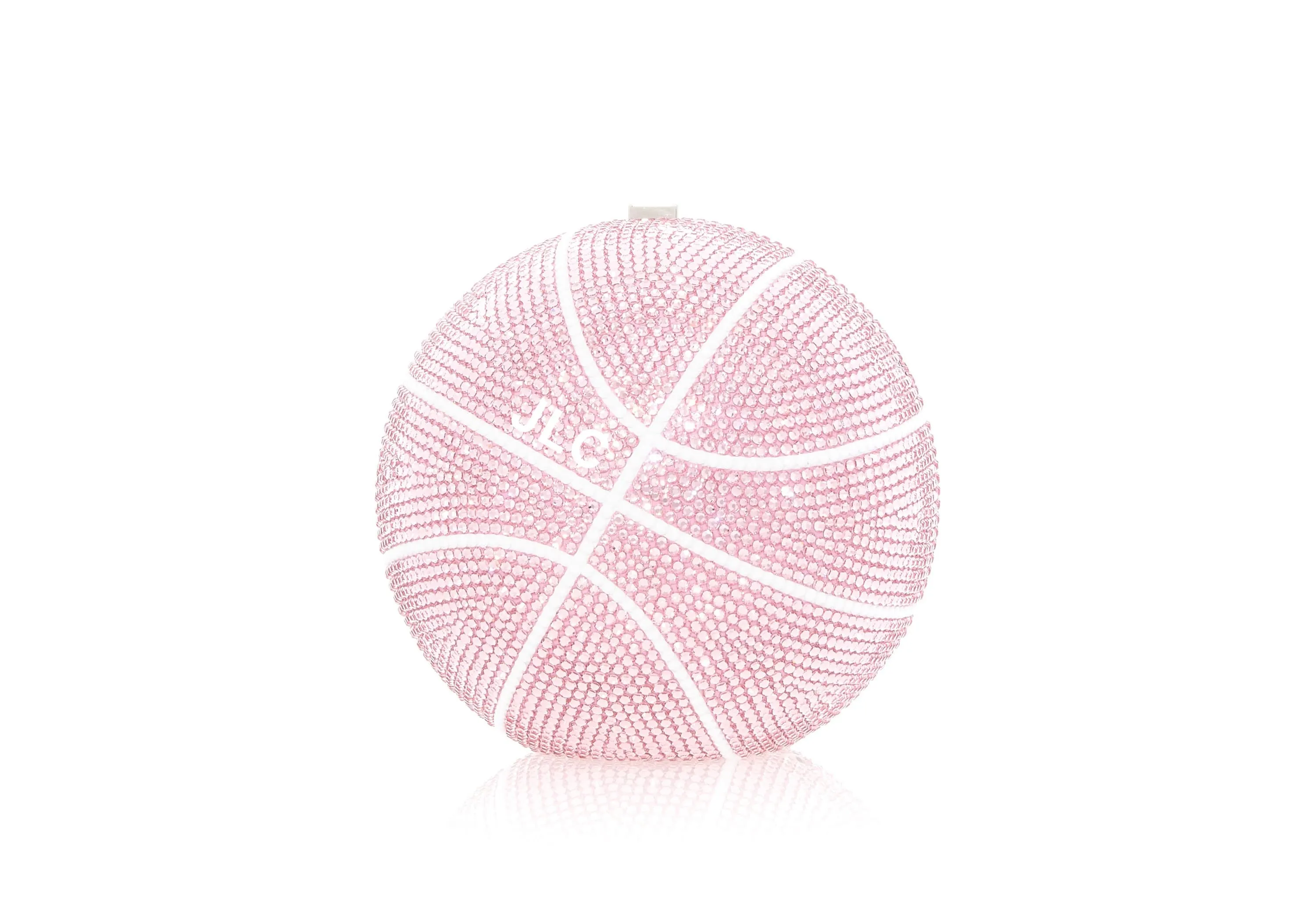 Judith Leiber Couture Judith Leiber Bespoke Basketball Clutch Pink