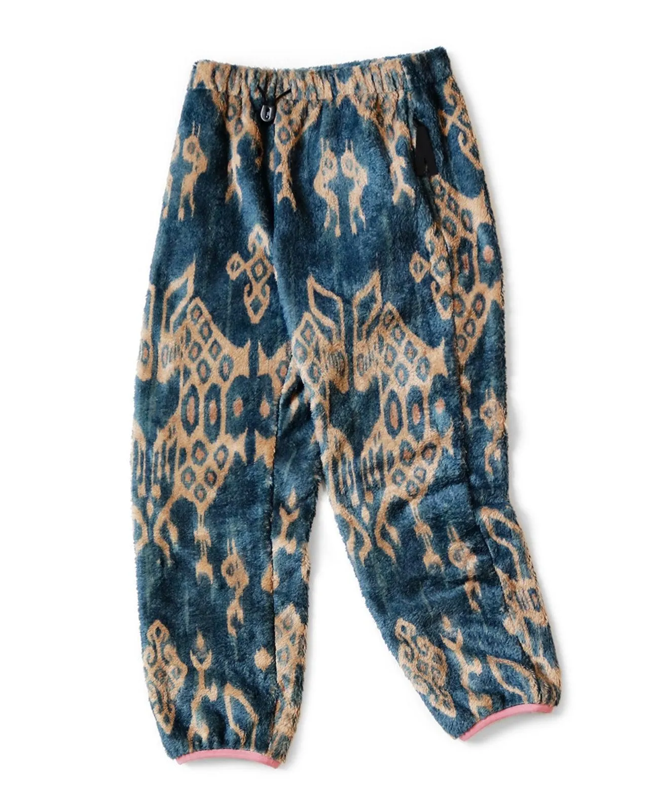 Kapital Java Kasuri Pattern Fleece Easy Pants