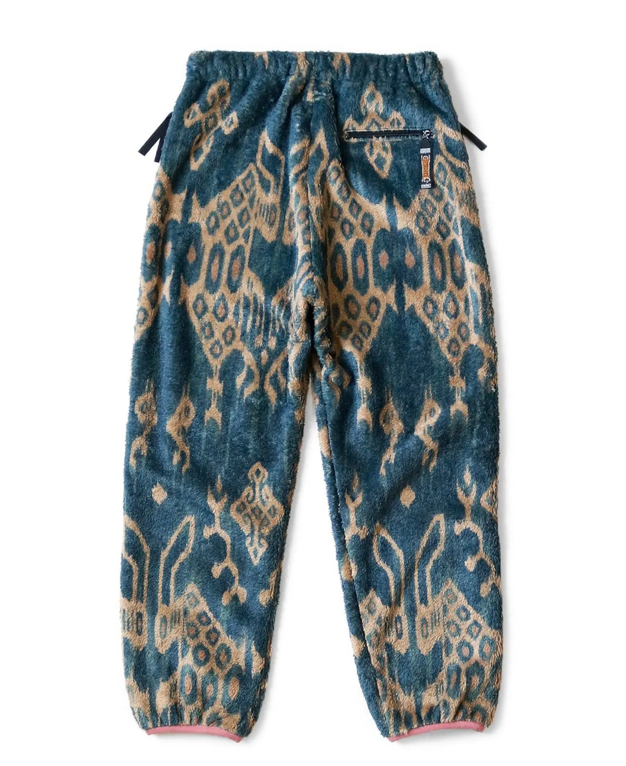 Kapital Java Kasuri Pattern Fleece Easy Pants