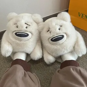 Kawaii Funny Bear Homewear Slippers ME21