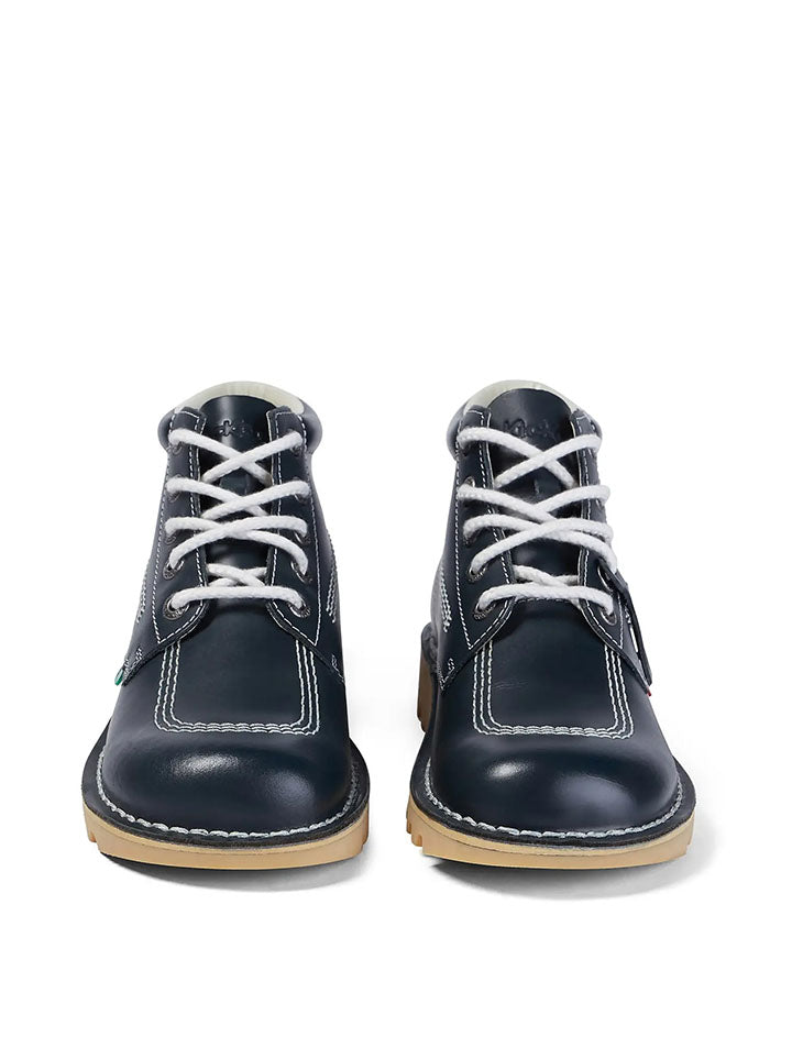 Kickers Kick Hi Navy Full Grain Leather