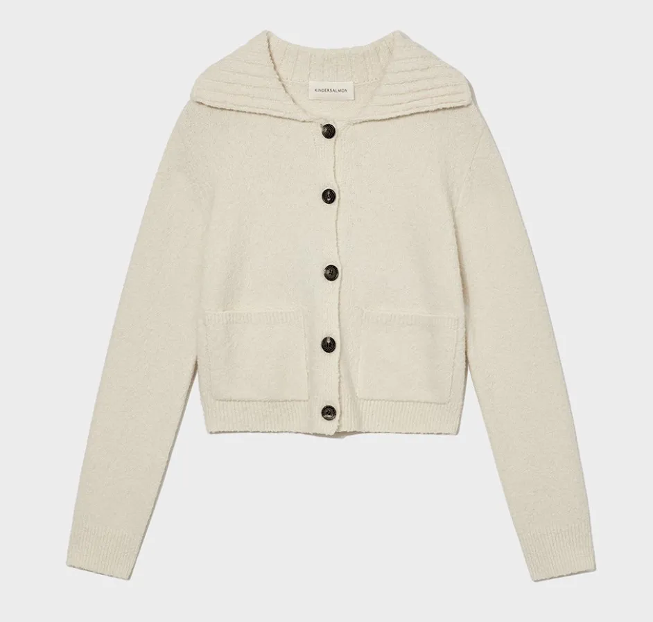 KINDERSALMON  |Wool Office Style Cardigans