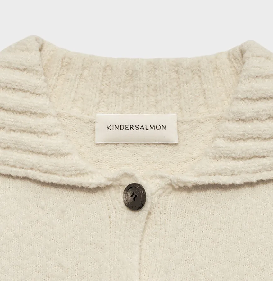 KINDERSALMON  |Wool Office Style Cardigans