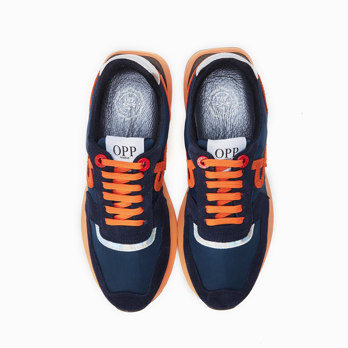 Lace-Up Suede Sneaker Blue 