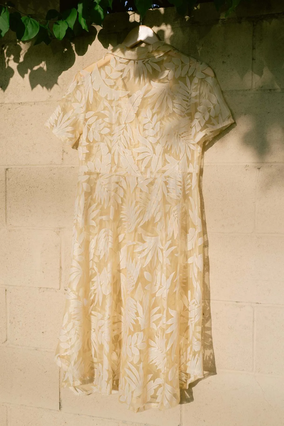 Laguna Dress - Gold Ferns