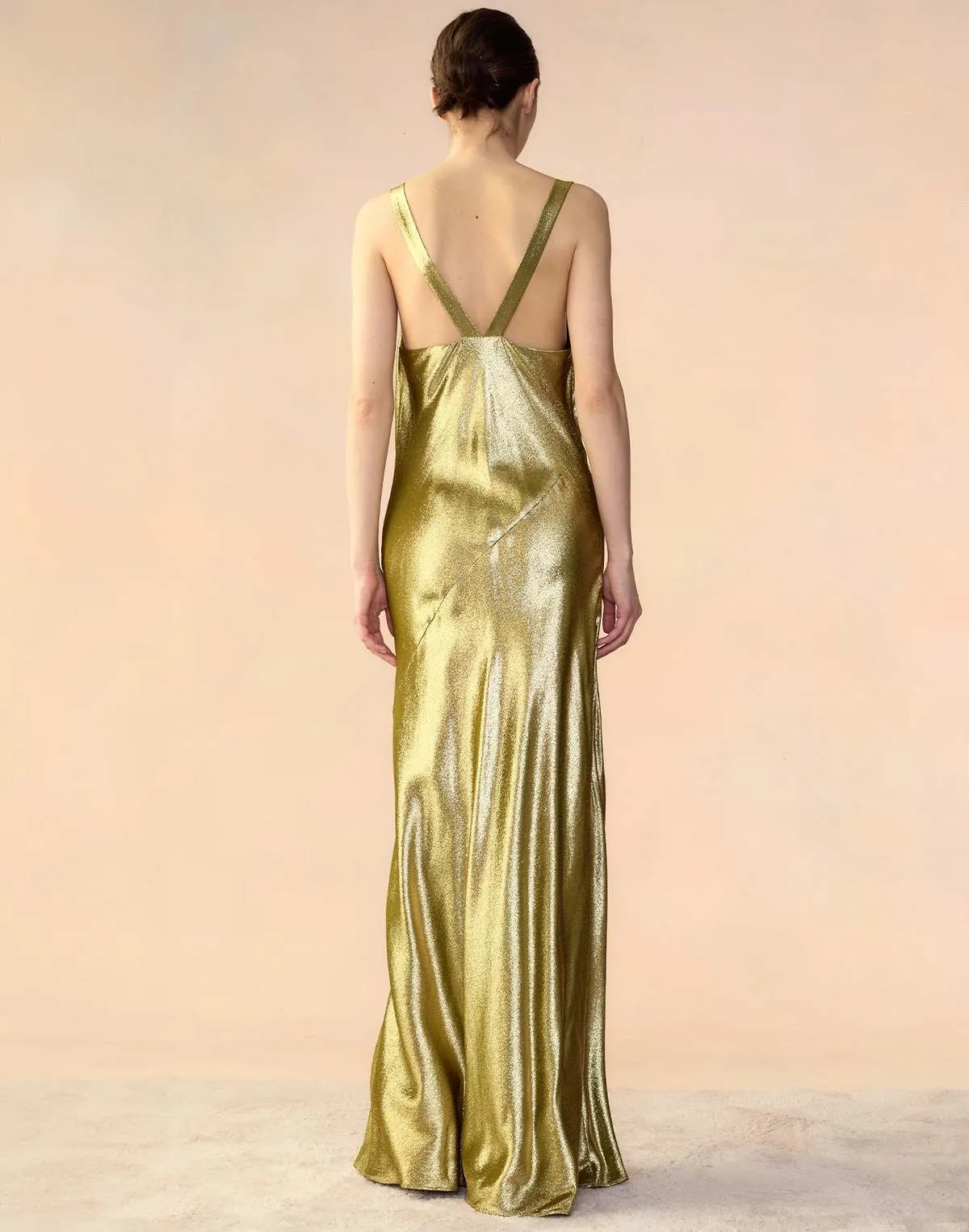 Lam Dress - Liquid Gold