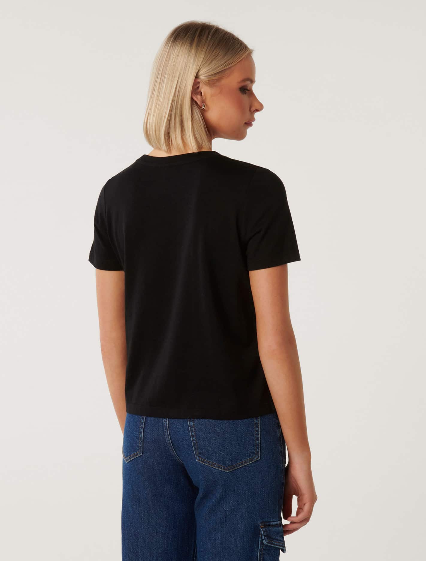 Lara Boxy Crew Neck T-shirt