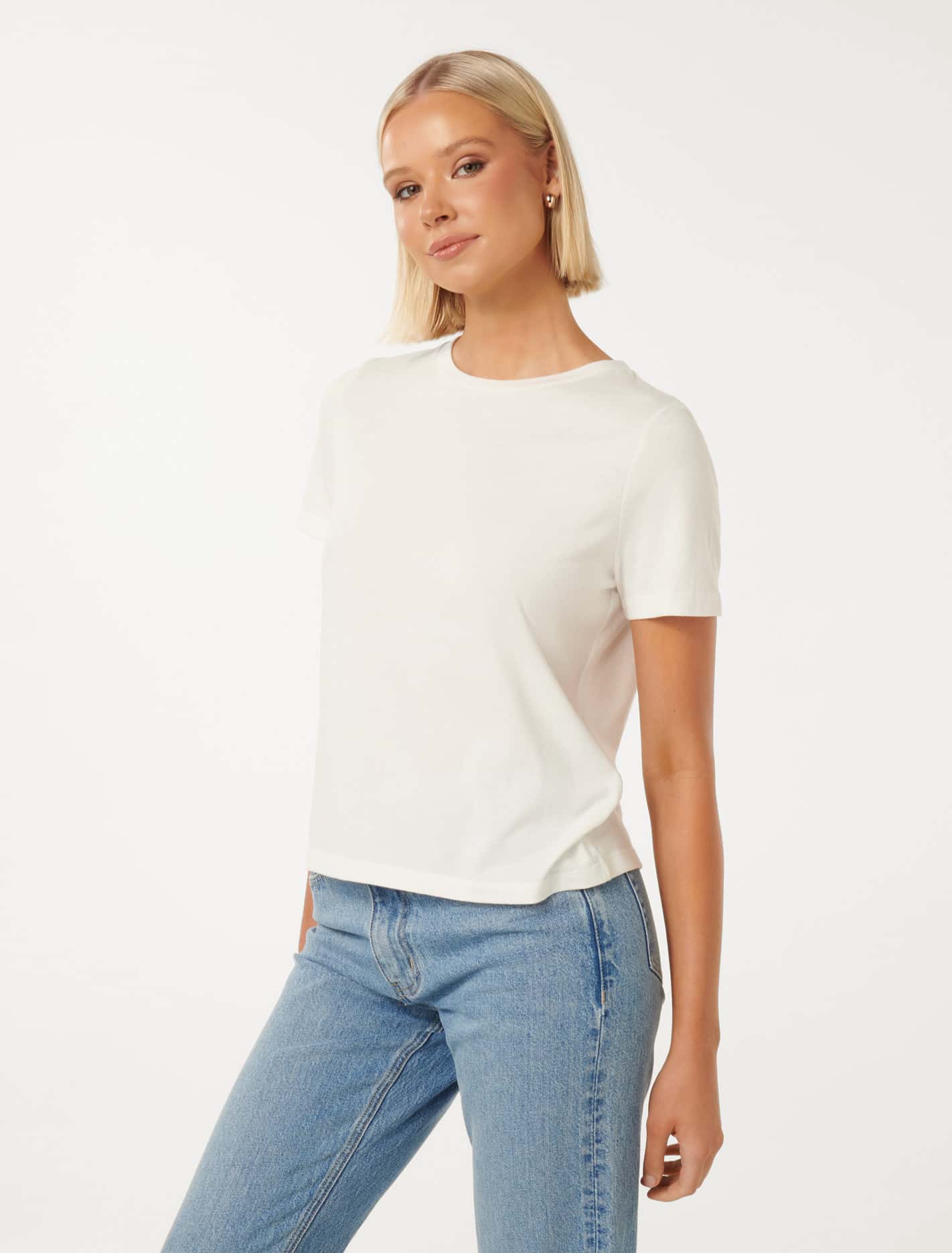 Lara Boxy Crew Neck T-shirt