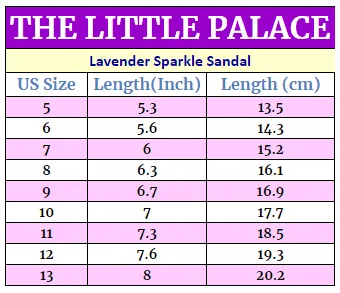 Lavender SparkleSandal