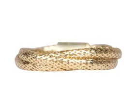 Light Weight 3-Strand Braided Ring 18K Gold R6384