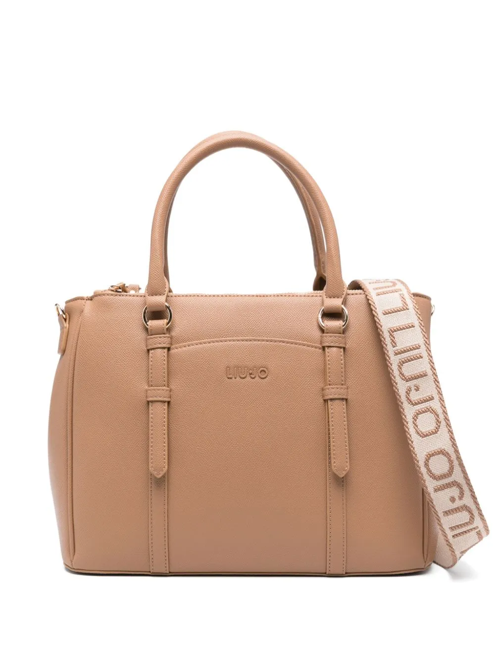 LIU JO logo-lettering tote bag - Neutrals