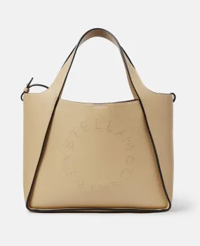 Logo Top Handle Crossbody Tote Bag