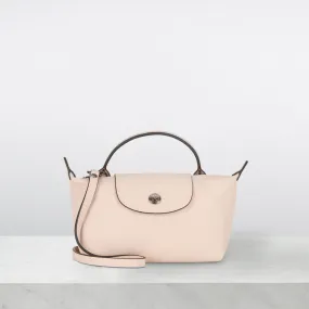 LONGCHAMP The Sustainable Edit Pliage Xtra XS Pouch Crossbody Bag - Nude