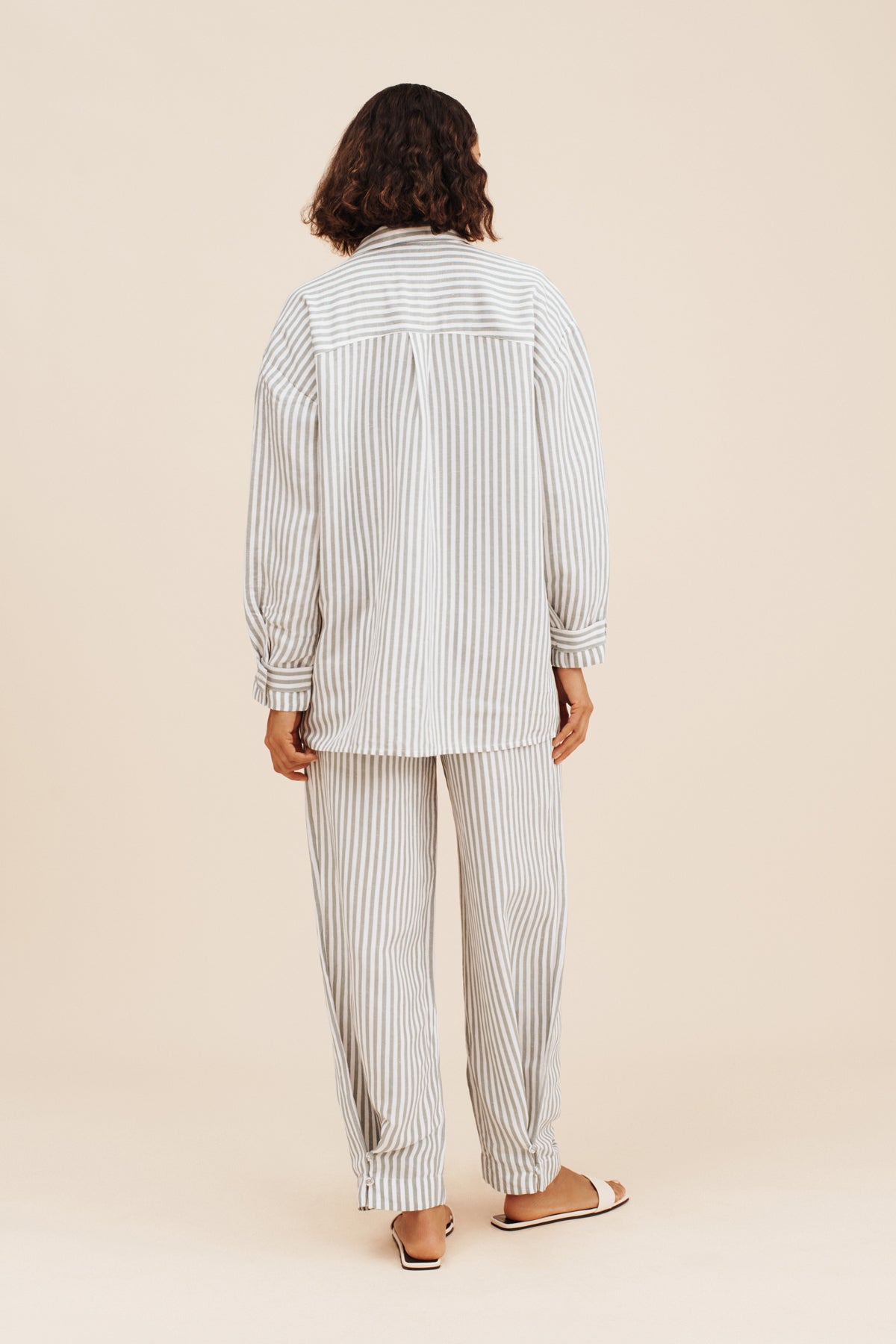 LORENZO PANT - SEAGRASS STRIPE