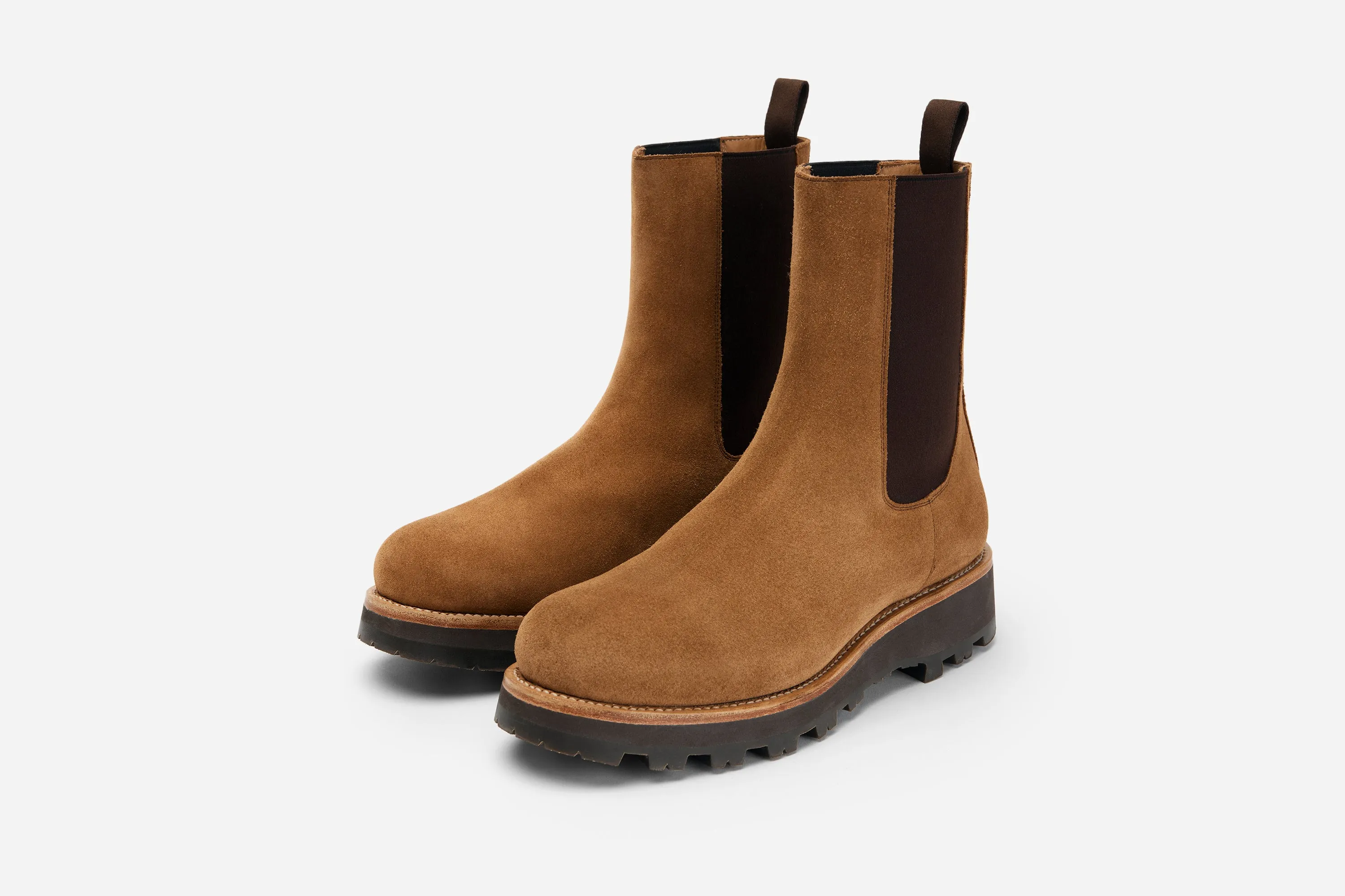 Lug Chelsea Boot ~ Snuff Suede