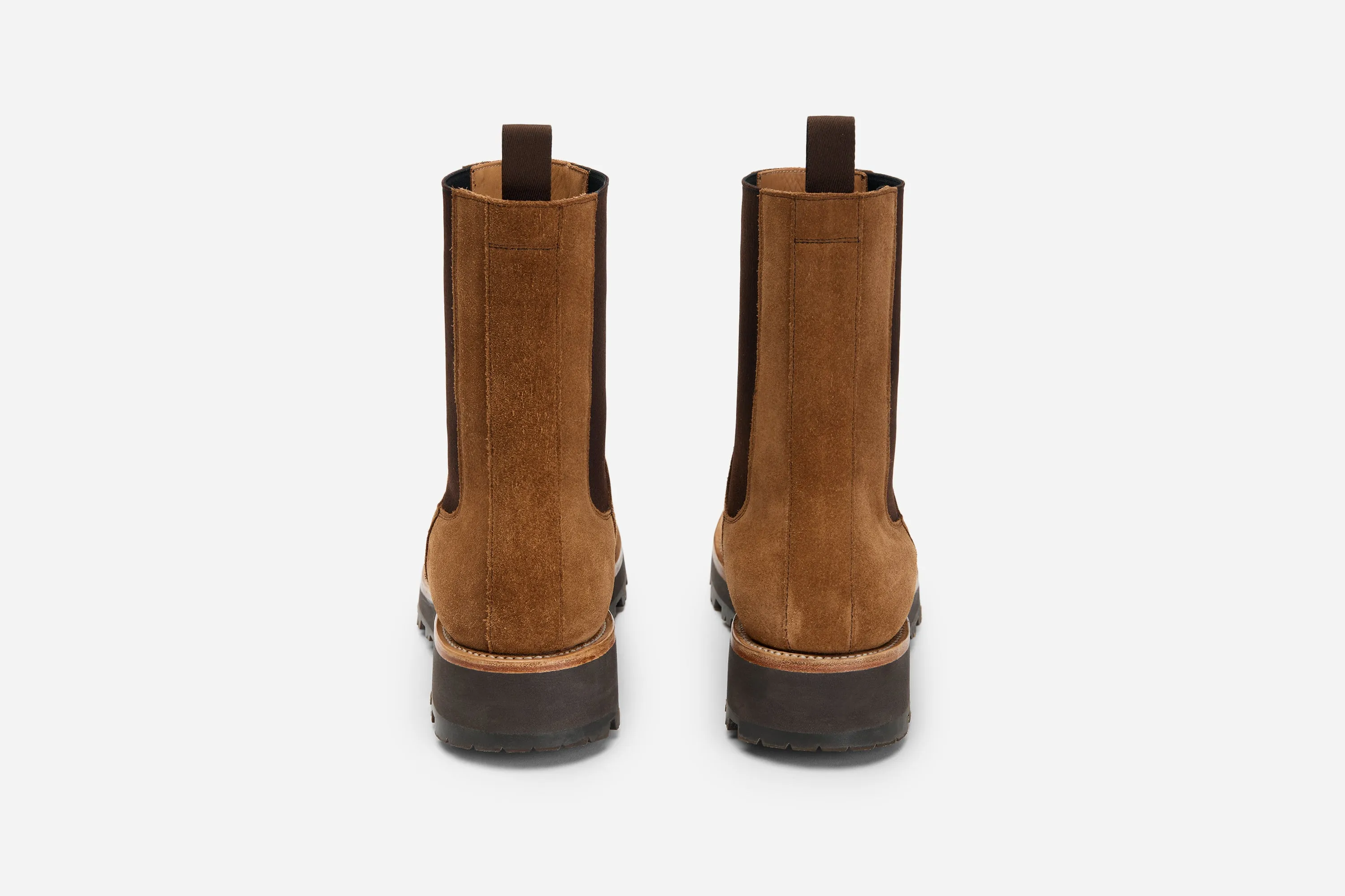 Lug Chelsea Boot ~ Snuff Suede