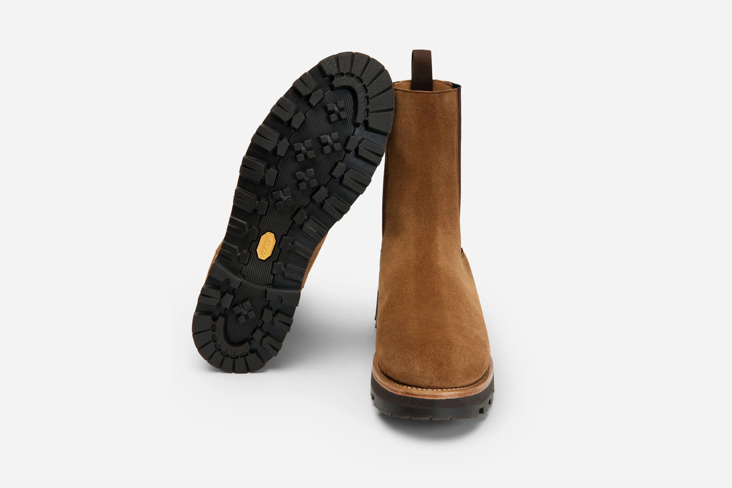 Lug Chelsea Boot ~ Snuff Suede