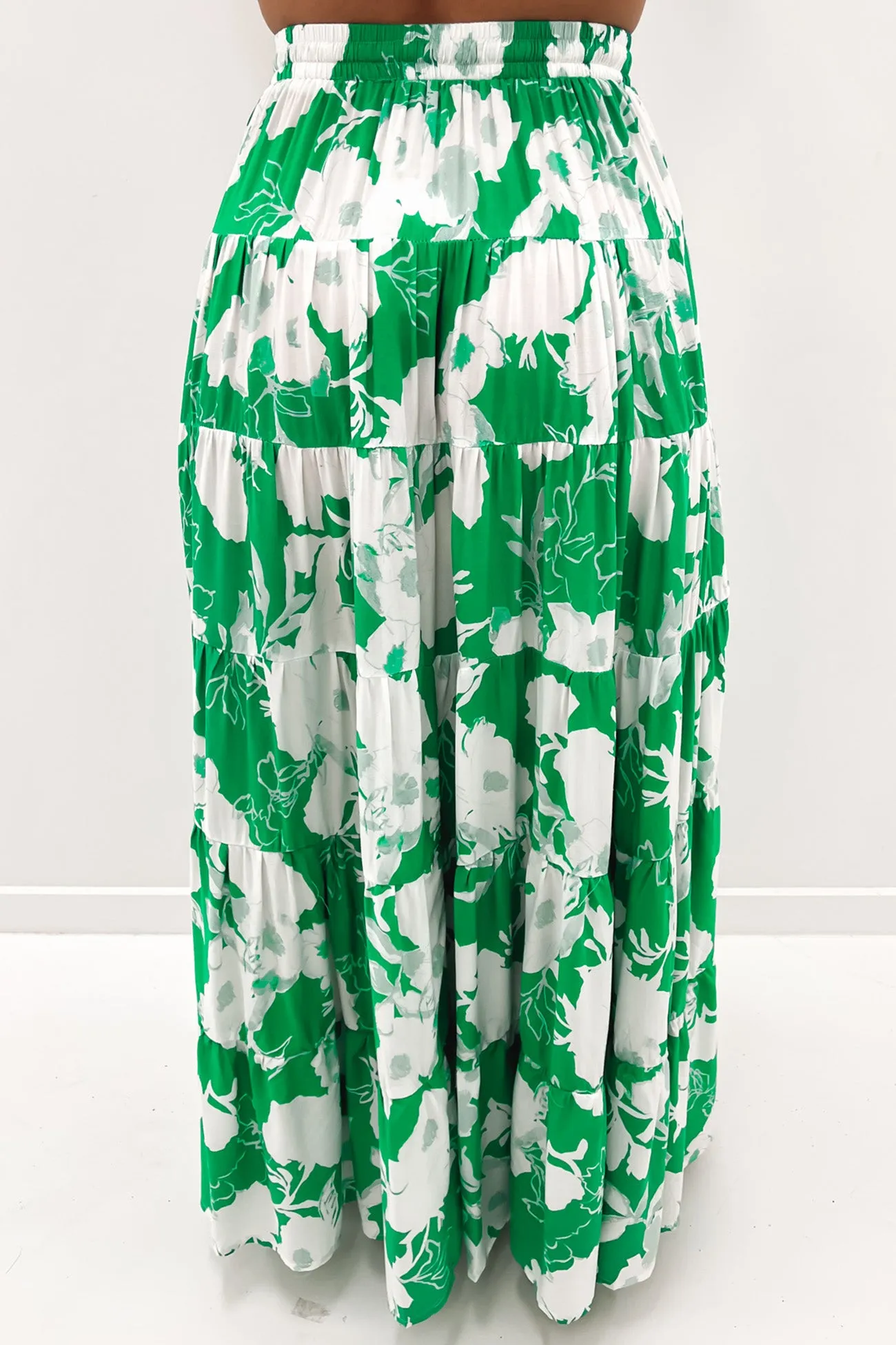 Lyrah Maxi Skirt Green